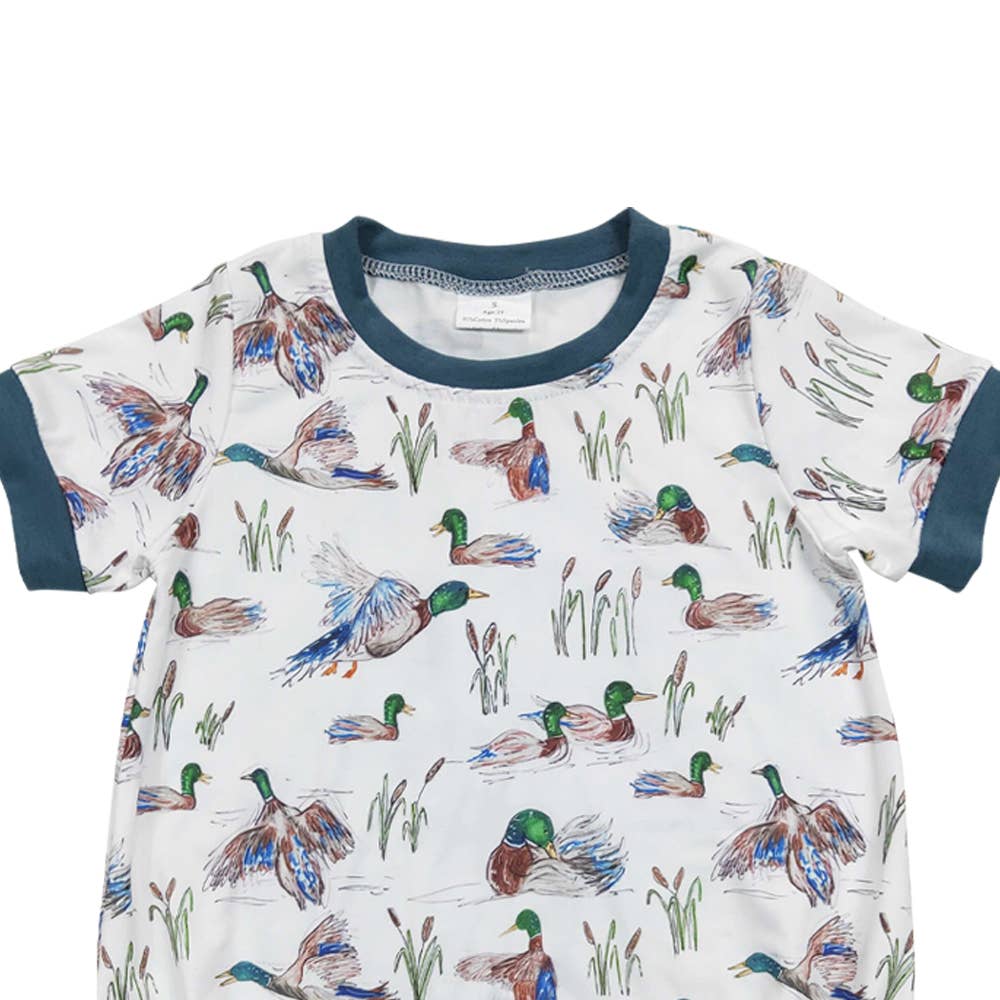 Duck Short Sleeve Romper
